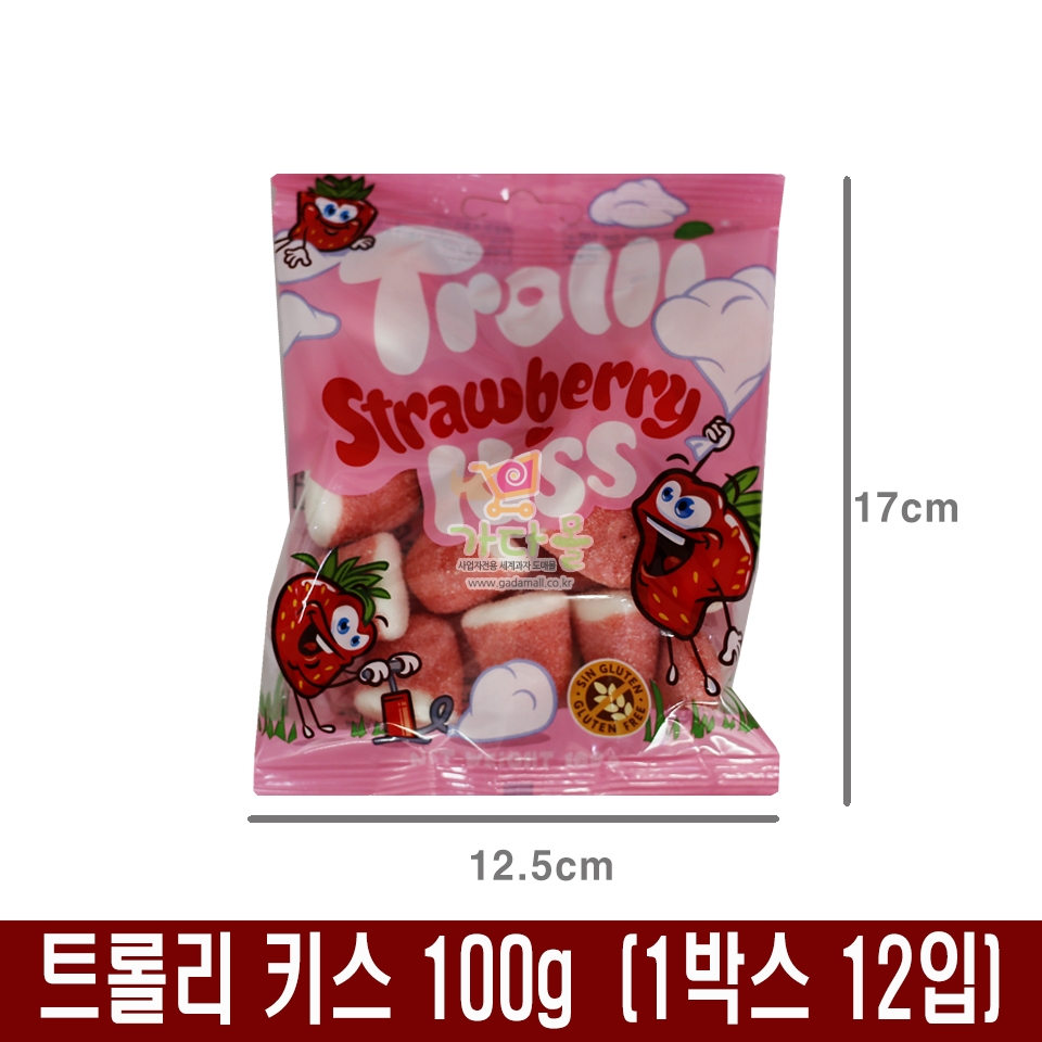 2500 트롤리 키스 100g (1박스 12개)