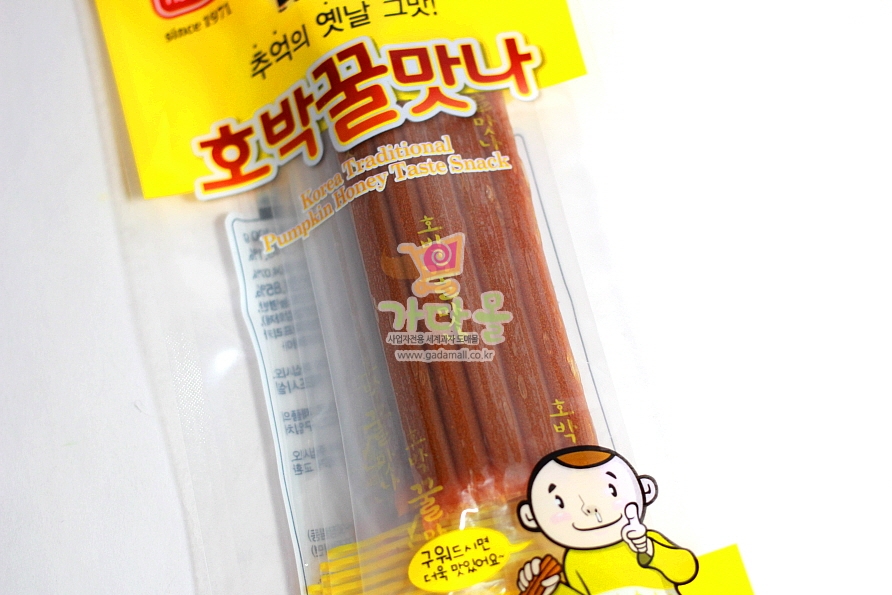 1200  한진 호박 꿀맛나 쫀디기 100g (1박스 20개)