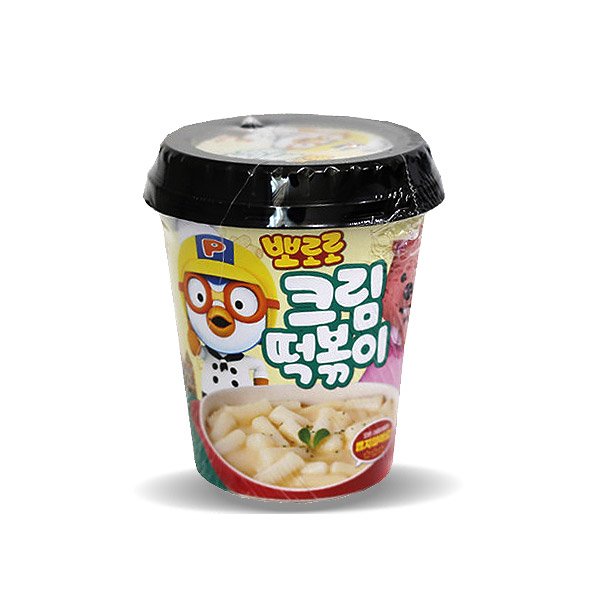 3000 뽀로로 컵떡볶이 크림맛 115g  (1박스 16개)