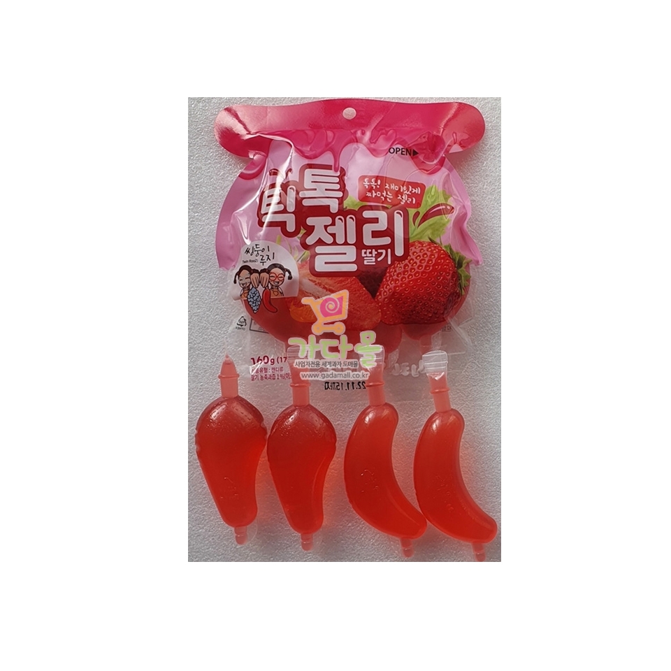 3000 틱톡 젤리 딸기 160g *8개