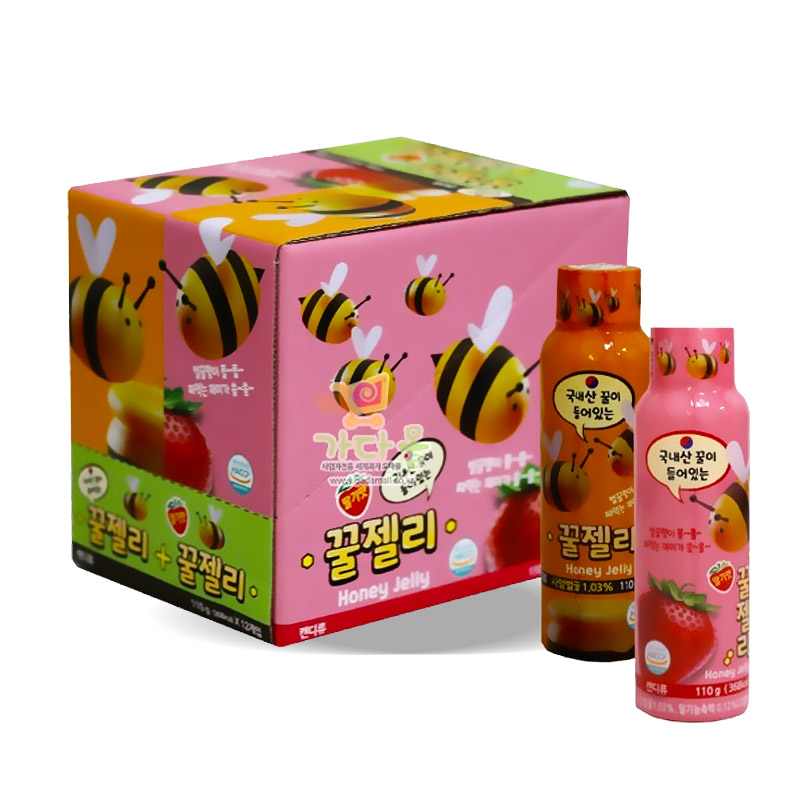 2500 이룸 꿀젤리 110g*12개입 (오리지널 6개, 딸기맛 6개)