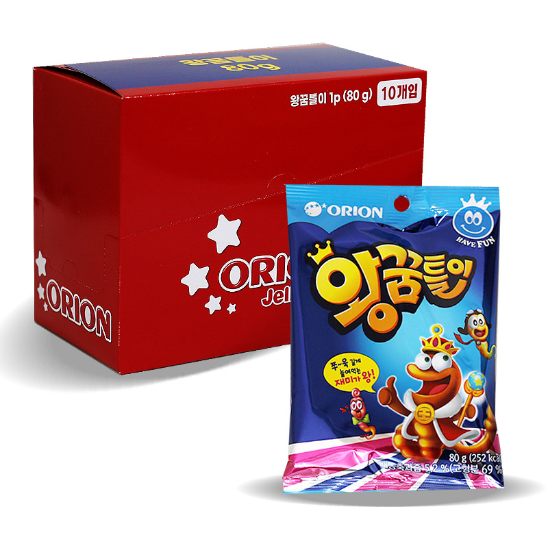 1500 오리온 왕꿈틀이 80g*10개입