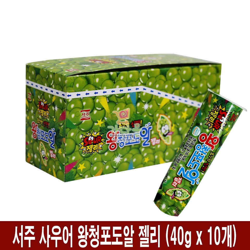 1500 서주 사우어 왕청포도알 젤리 40g*10개
