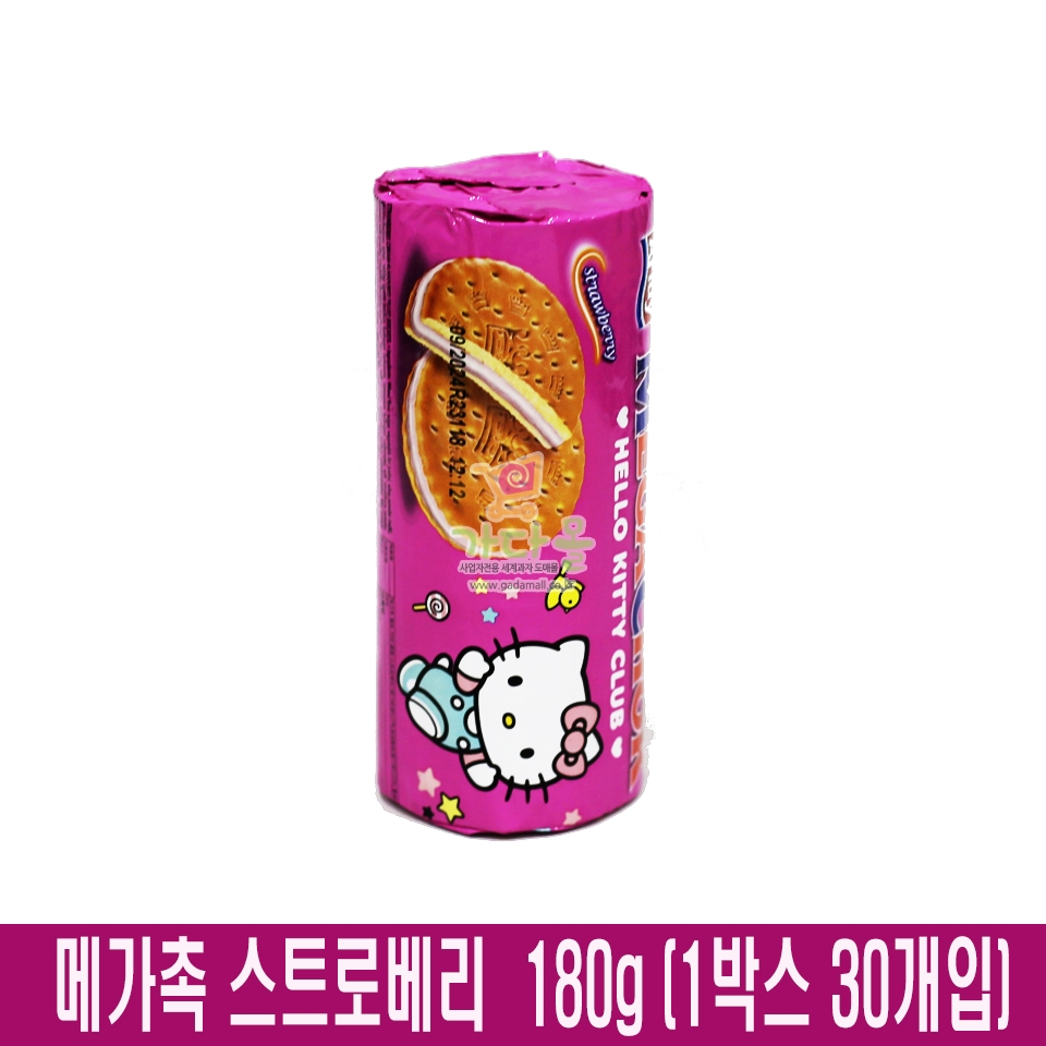 1500 메가촉 스트로베리  180g (1박스 30개입)