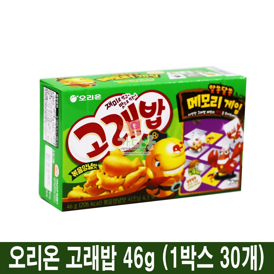 1000 오리온 고래밥 볶음양념맛 46g (1박스 30개)