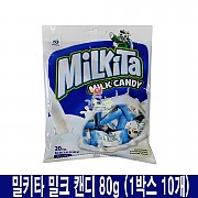 1500 밀키타 밀크 캔디 80g (1박스 10개)