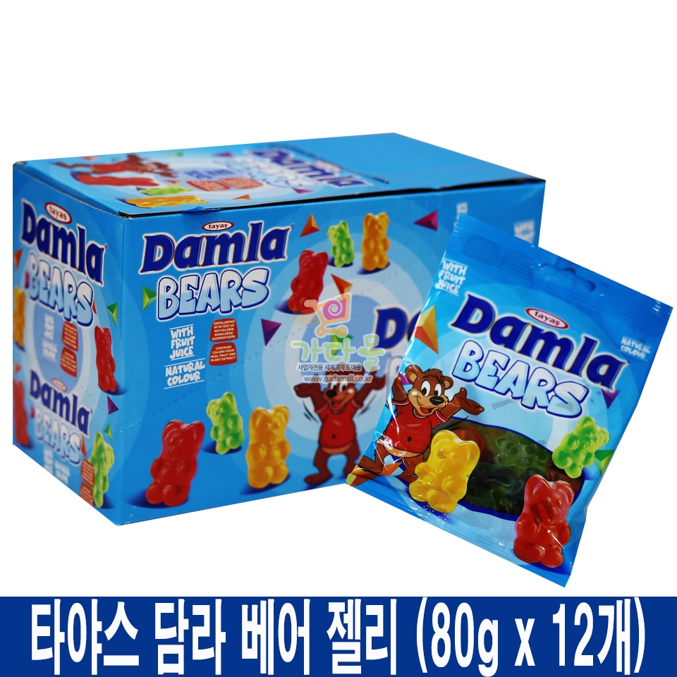 1500 타야스 담라 베어 젤리 80g *12개