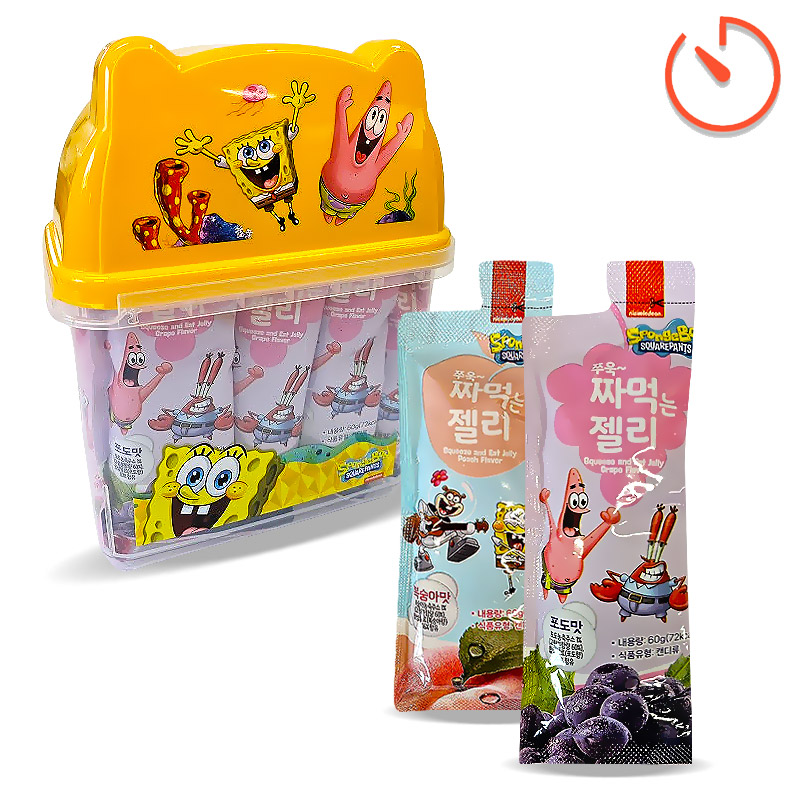 (행사) 1000 짜먹는 젤리 60g *12개