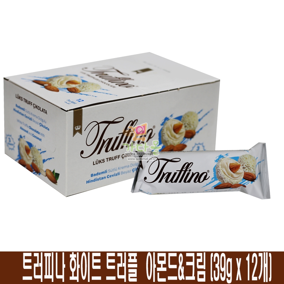 (행사) 1000 트러피나 아몬드& 코코넛 크림 39g *12개