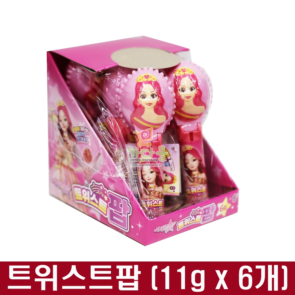 (행사) 1000 시크릿 쥬쥬 트위스트팝 11g *6개