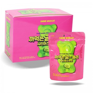 (행사) 1000 까먹는 곰모양 젤리 샤인머스캣맛 40g*10개(편의점 3사입점) 피치코리아