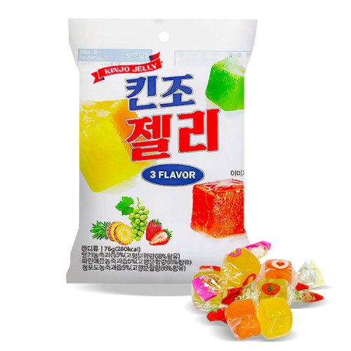 2500 피치)킨조젤리 76g *12입 (편의점 3사 판매) 피치코리아