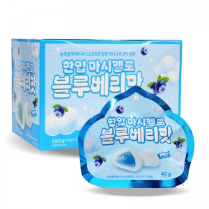 1000 한입 마시멜로 블루베리맛 40g*12개