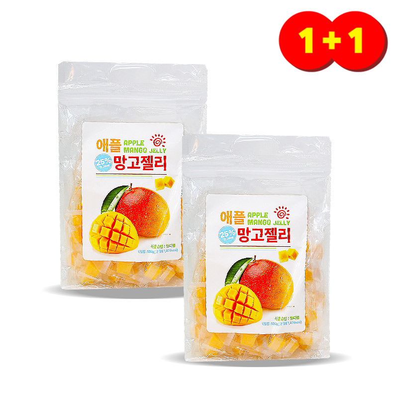 ★1+1행사 피치 애플망고젤리 500g+500g
