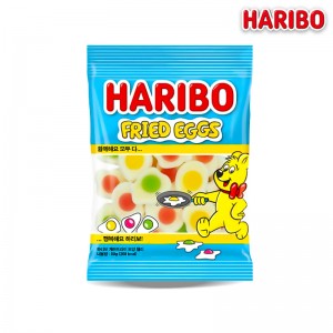 2000 삼경 하리보 계란프라이모양 젤리 80g (1박스 24개) (가격인상)
