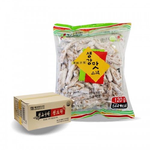 1000 에코 생강맛 스낵 120g*20개