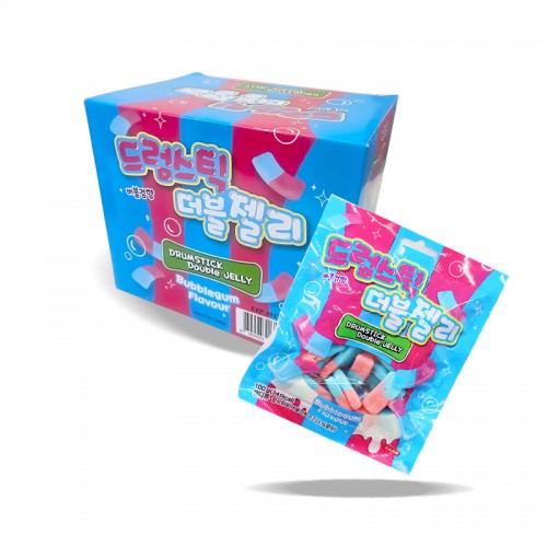 1200 선영 드럼스틱 더블젤리 버블검향 100g*10개