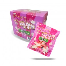 1200 선영 드럼스틱 더블젤리 딸기향&크림향 100g*10개