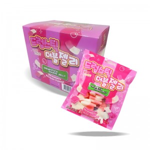 1200 선영 드럼스틱 더블젤리 딸기향&크림향 100g*10개