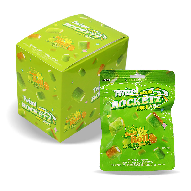1200 피치 트위젤 사우어 로켓츠 40g*10개
