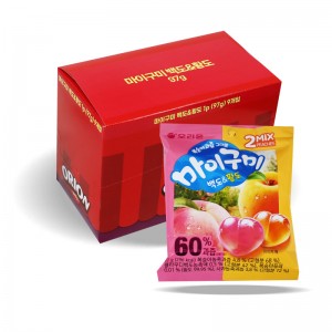 1500 오리온 마이구미 백도&황도 97g*9개