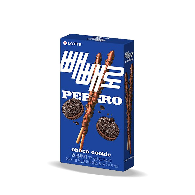 2000 롯데 빼빼로 초코쿠키 37g (1박스 40개)