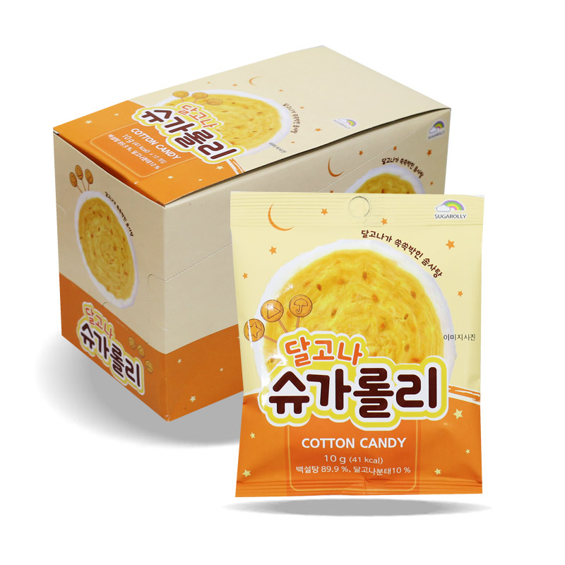 1200 달고나 슈가롤리 솜사탕 10g*10개