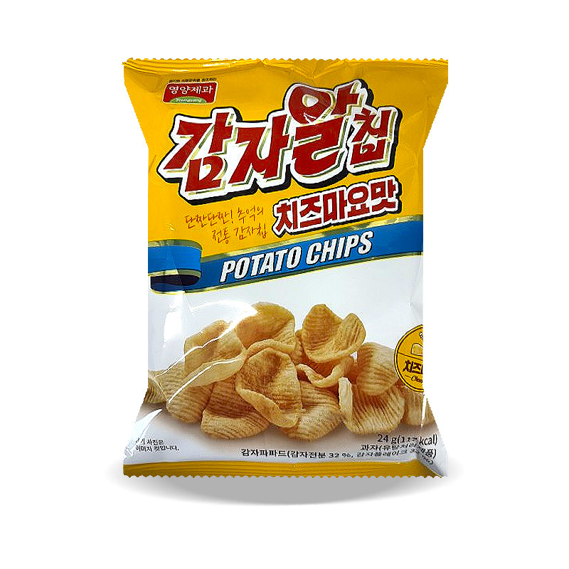 600 영양제과 감자알칩 치즈마요맛 24g *40개