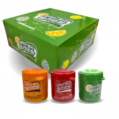 2000 떠먹는 슬라임팝 110g*9개(콜라,사이다,오렌지)