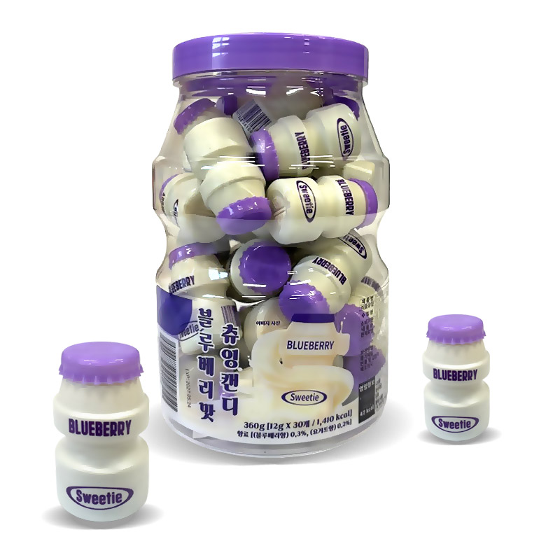 500 유신우통상 블루베리 츄잉캔디 12g *30개입