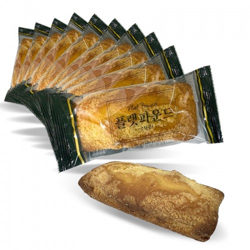 1000 목화 플랫파운드 소보로 80g *10봉 (1박스 45개) 천원빵