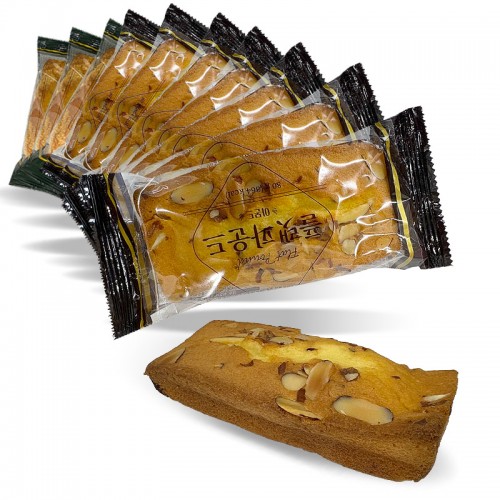 1000 목화 플랫파운드 아몬드 80g *10봉 (1박스 45개) 천원빵