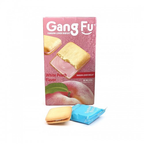 (행사) 1500 강푸 러버 비스킷 복숭아맛 55g (한박스 48개)