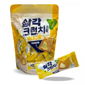 10000 유앤아이 삼각 크런치 스낵 바나나향 400g