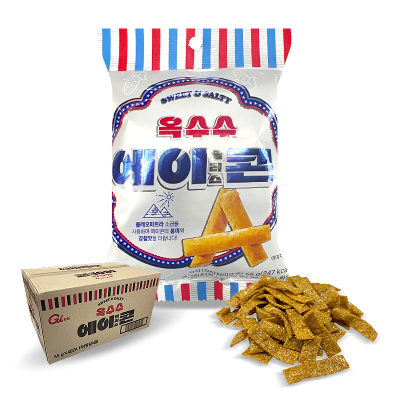 800 옥수수 에이플러스콘 55g *40개