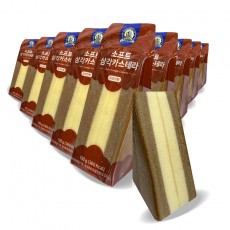 1000 소프트 삼각 카스테라 코코아향 100g*10봉 (한박스 32개) 천원빵